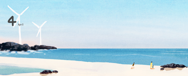 Schattige kalenders met schattige illustraties