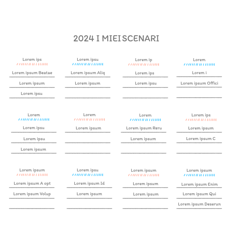 Simpatici calendari con illustrazioni di peluche