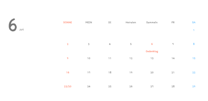 Niedliche Kalender mit knuffigen Illustrationen