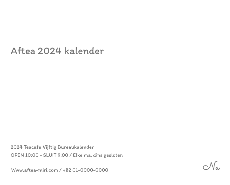 Schattige kalenders met schattige illustraties