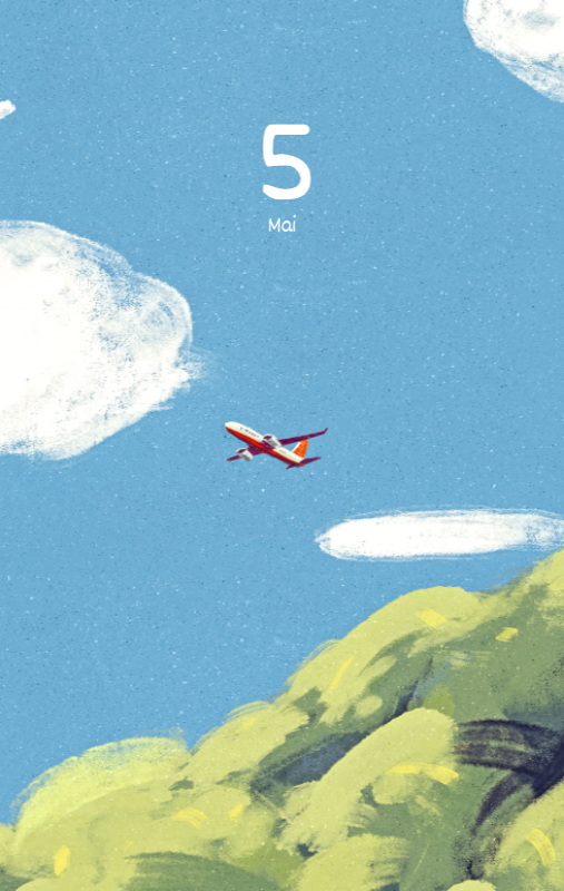 Calendriers mignons avec des illustrations câlines