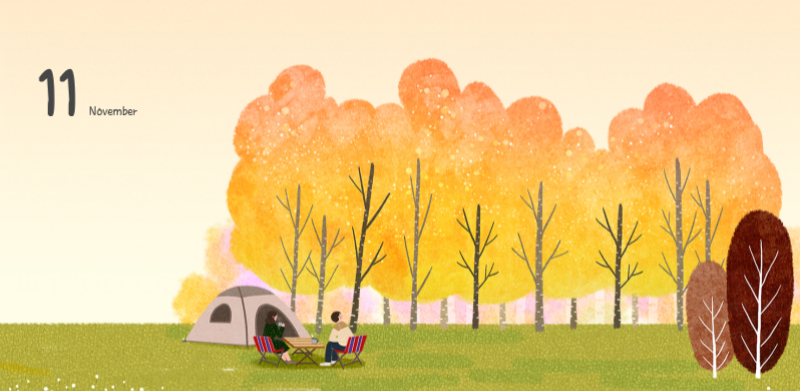 Schattige kalenders met schattige illustraties