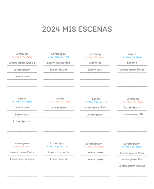 Simpáticos calendarios con adorables ilustraciones