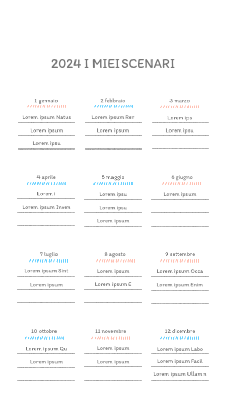 Simpatici calendari con illustrazioni di peluche