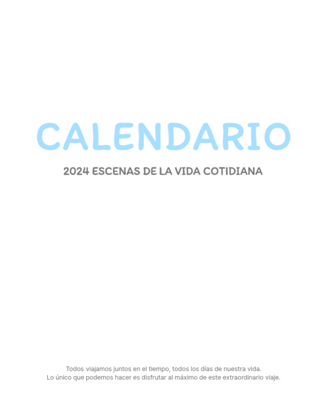 Simpáticos calendarios con adorables ilustraciones