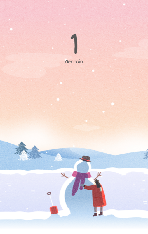 Simpatici calendari con illustrazioni di peluche