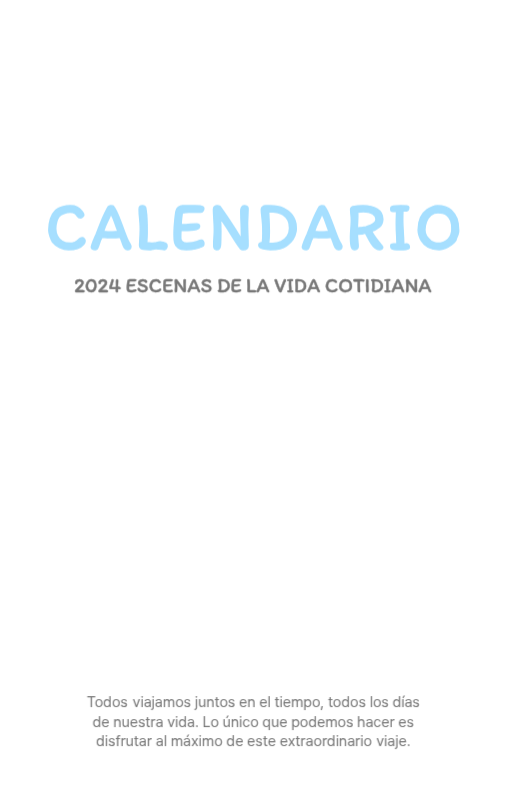 Simpáticos calendarios con adorables ilustraciones