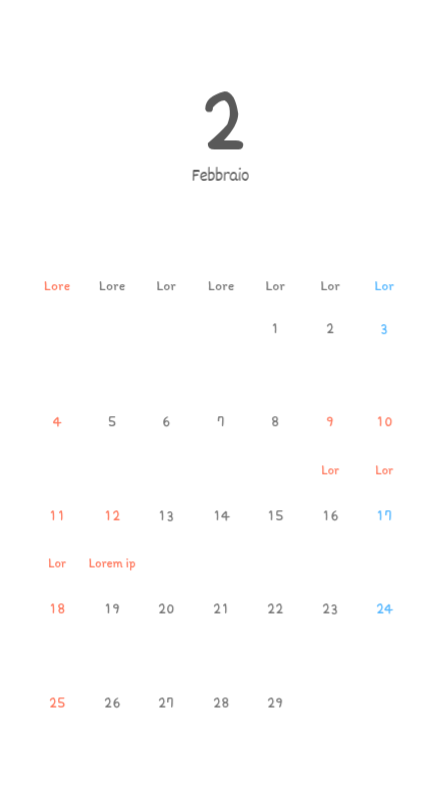 Simpatici calendari con illustrazioni di peluche