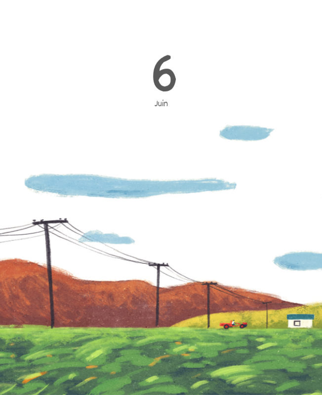 Calendriers mignons avec des illustrations câlines