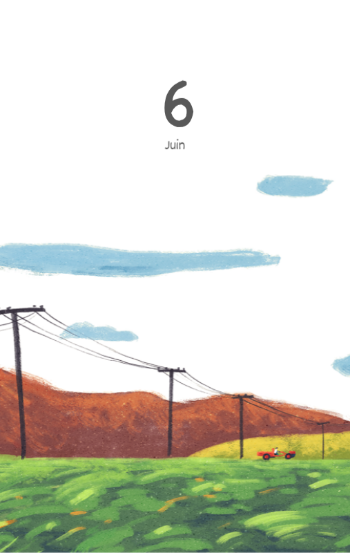 Calendriers mignons avec des illustrations câlines