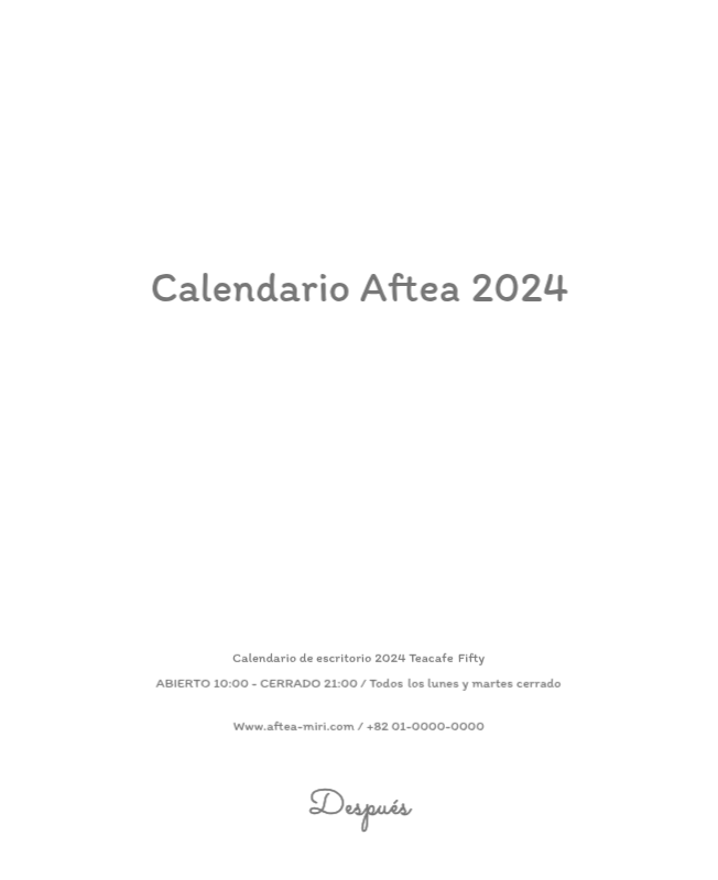 Simpáticos calendarios con adorables ilustraciones