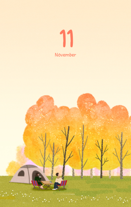 Niedliche Kalender mit knuffigen Illustrationen