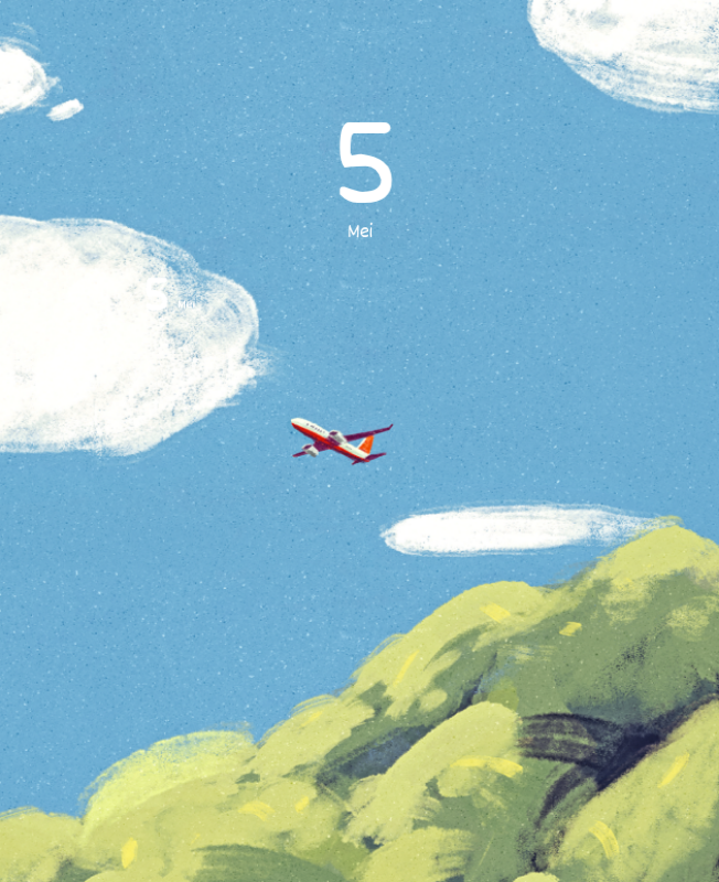 Schattige kalenders met schattige illustraties