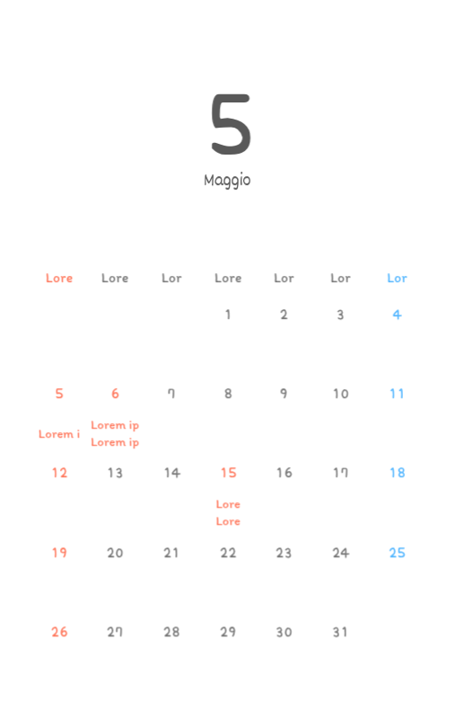 Simpatici calendari con illustrazioni di peluche