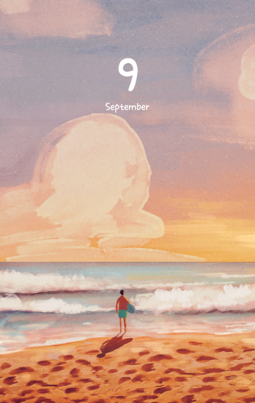 Niedliche Kalender mit knuffigen Illustrationen