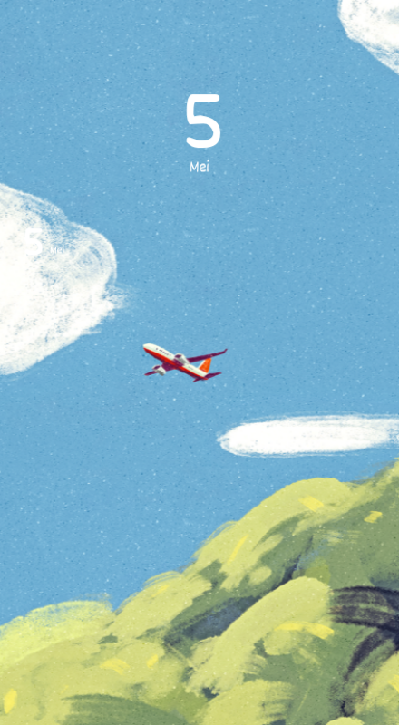 Schattige kalenders met schattige illustraties