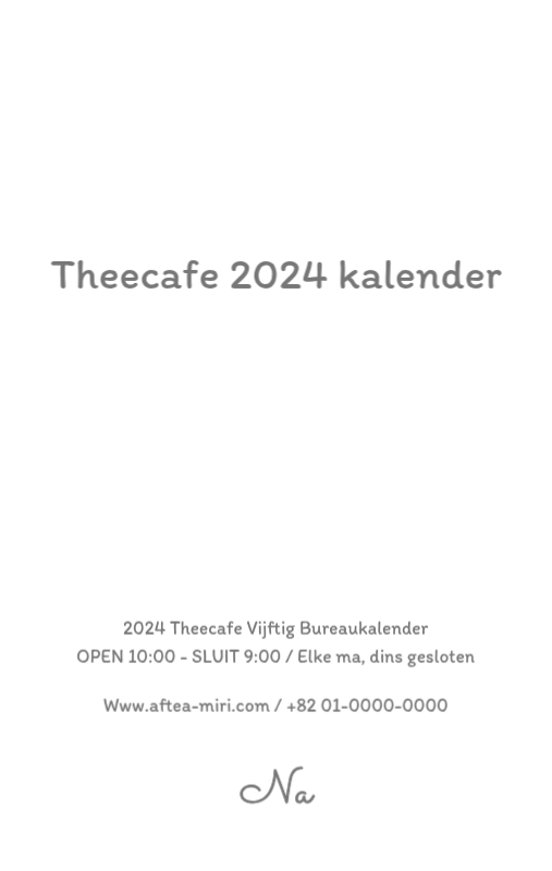 Schattige kalenders met schattige illustraties