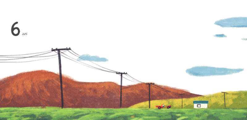 Schattige kalenders met schattige illustraties