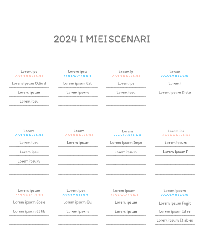 Simpatici calendari con illustrazioni di peluche