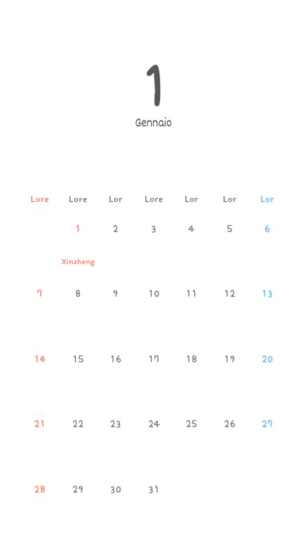 Simpatici calendari con illustrazioni di peluche