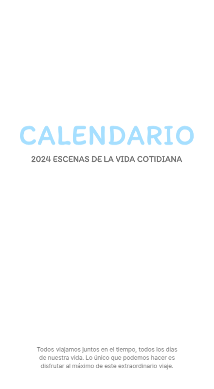Simpáticos calendarios con adorables ilustraciones