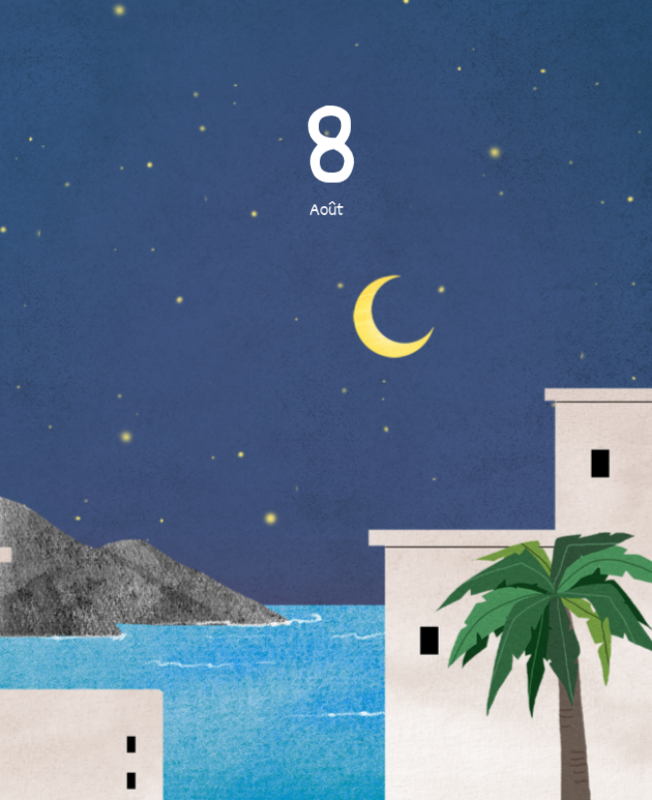 Calendriers mignons avec des illustrations câlines