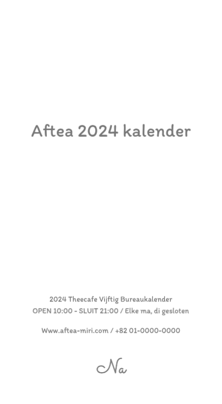 Schattige kalenders met schattige illustraties