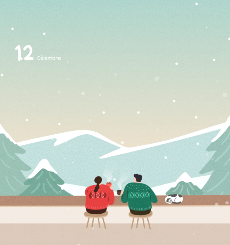 Simpatici calendari con illustrazioni di peluche