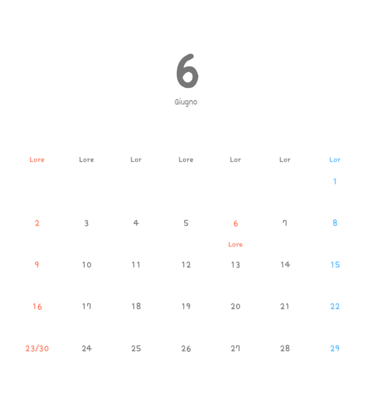 Simpatici calendari con illustrazioni di peluche