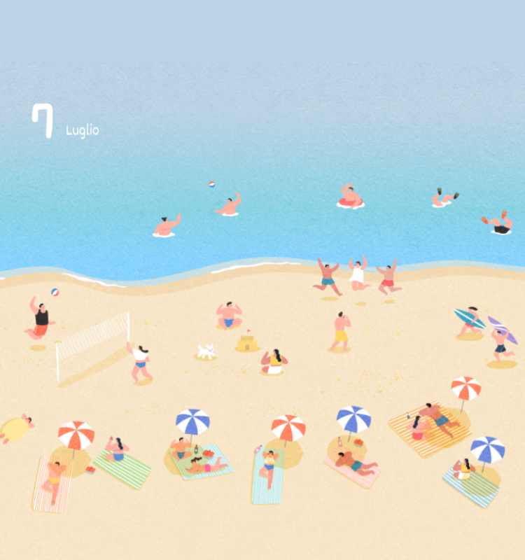 Simpatici calendari con illustrazioni di peluche