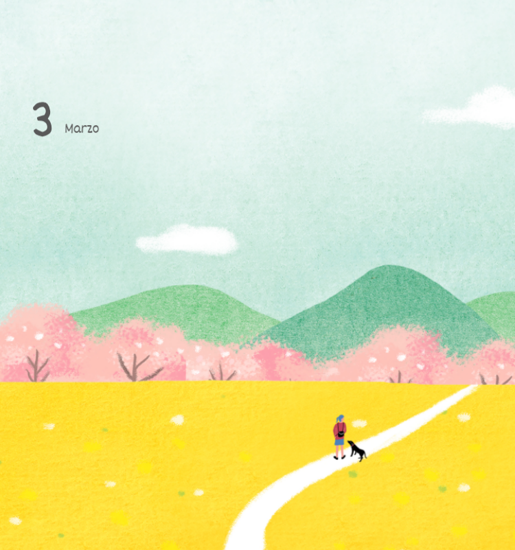 Simpatici calendari con illustrazioni di peluche