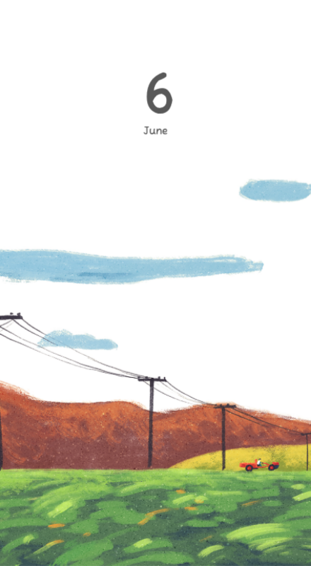 Cute calendars with cozy illustrations