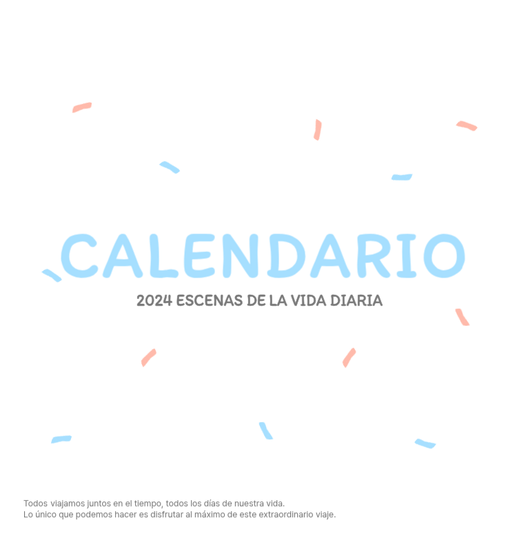 Simpáticos calendarios con adorables ilustraciones