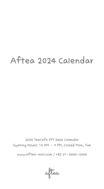 Cute calendars with cozy illustrations