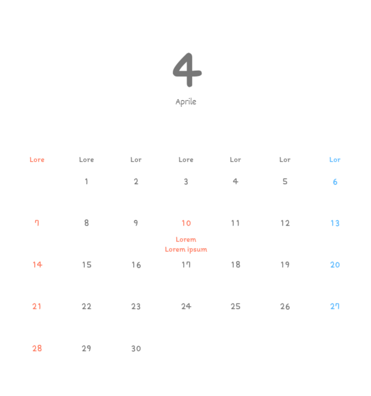 Simpatici calendari con illustrazioni di peluche