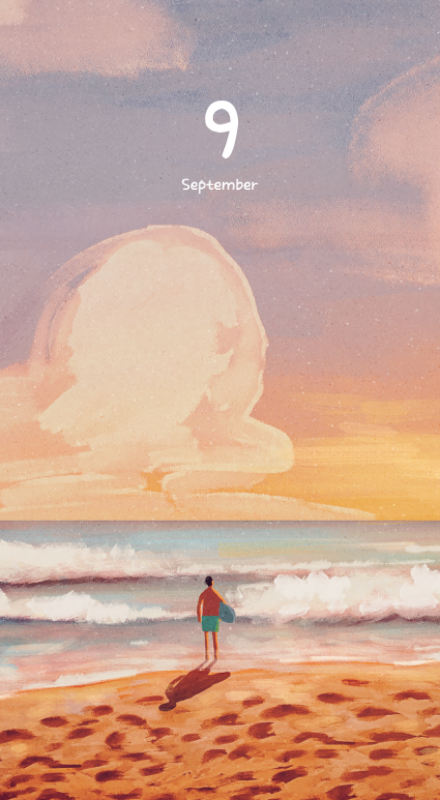 Cute calendars with cozy illustrations