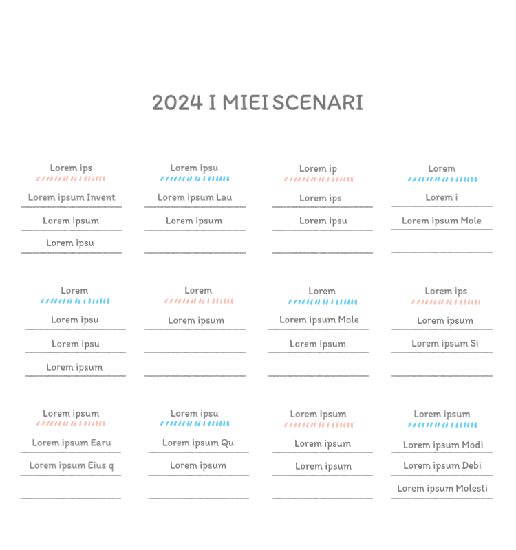 Simpatici calendari con illustrazioni di peluche