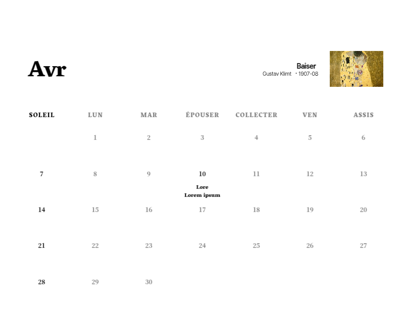 Un chef-d'œuvre simple et classique en noir et gris