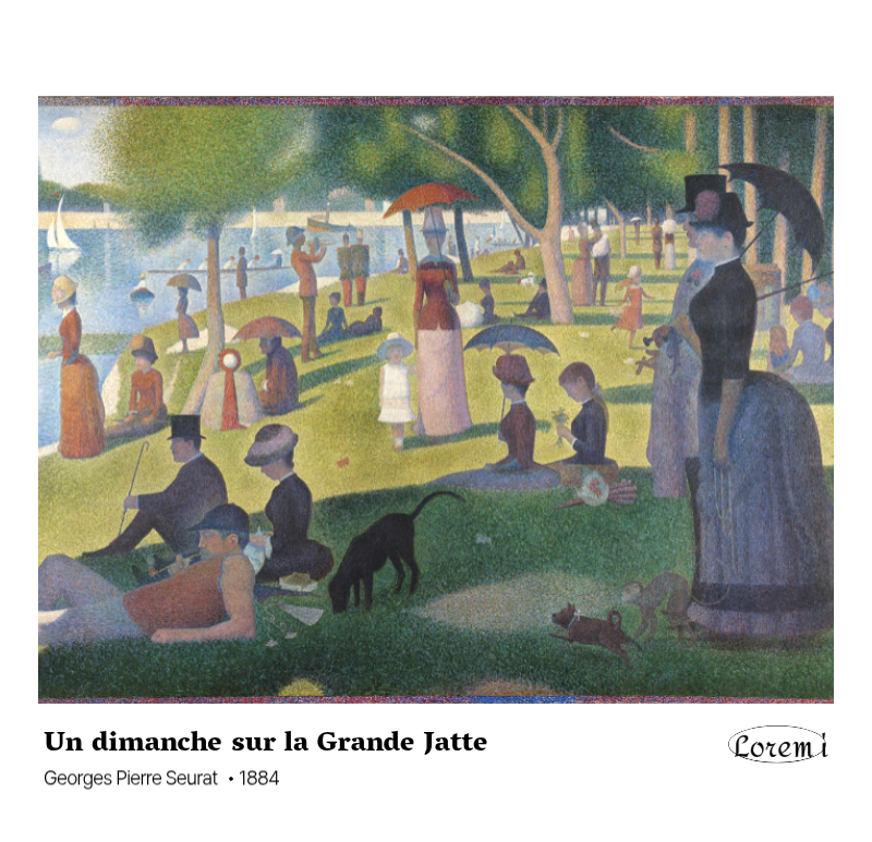 Un chef-d'œuvre simple et classique en noir et gris