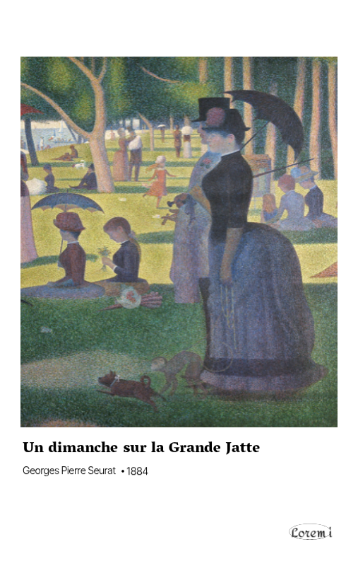 Un chef-d'œuvre simple et classique en noir et gris