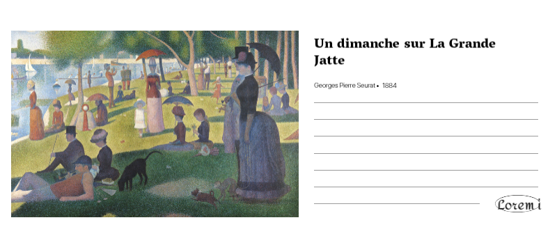 Un chef-d'œuvre simple et classique en noir et gris