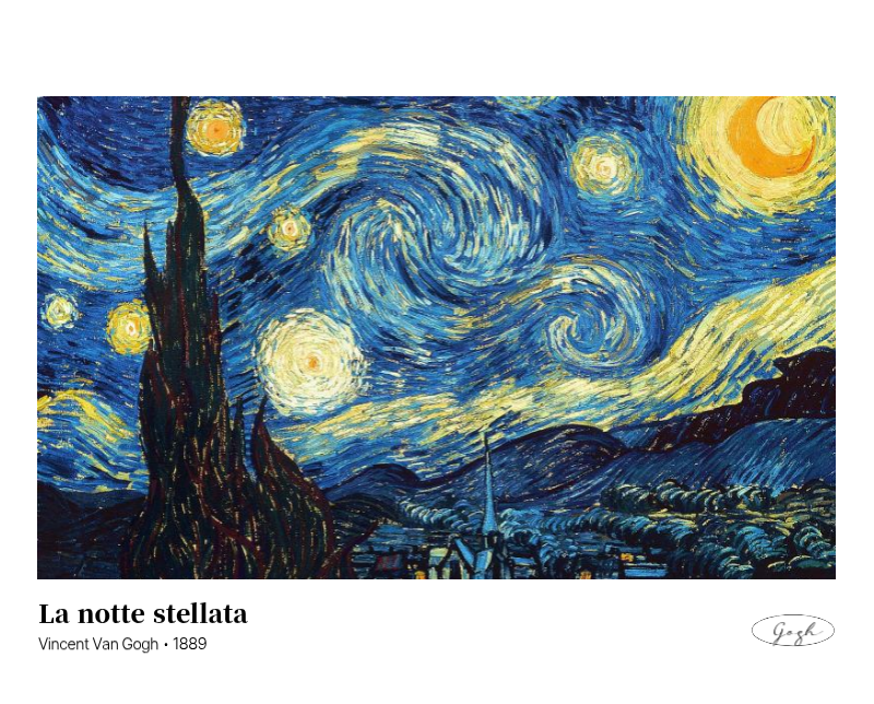 Un capolavoro semplice e classico in nero e grigio