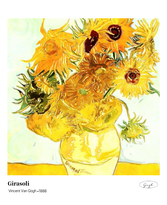 Un capolavoro semplice e classico in nero e grigio