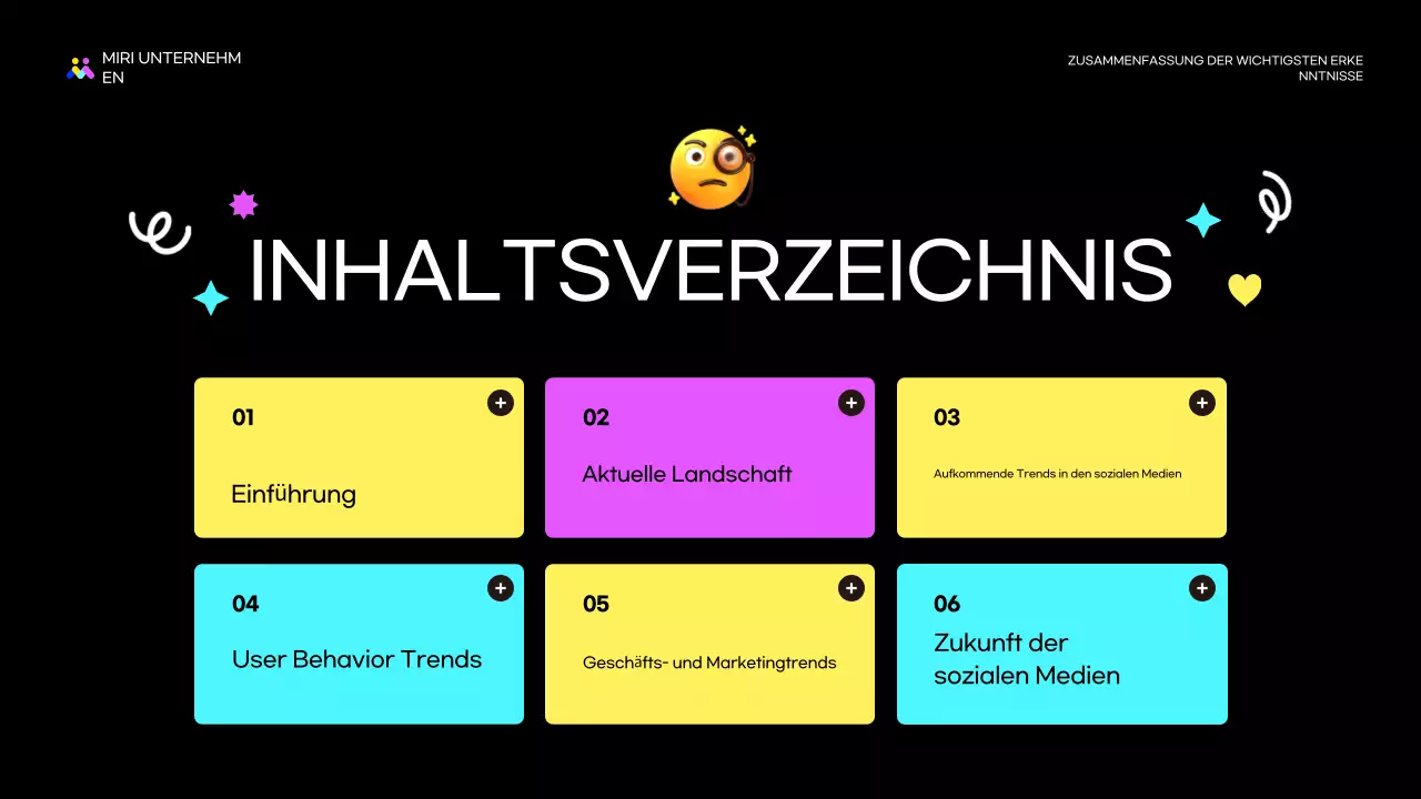 black modern marketing report