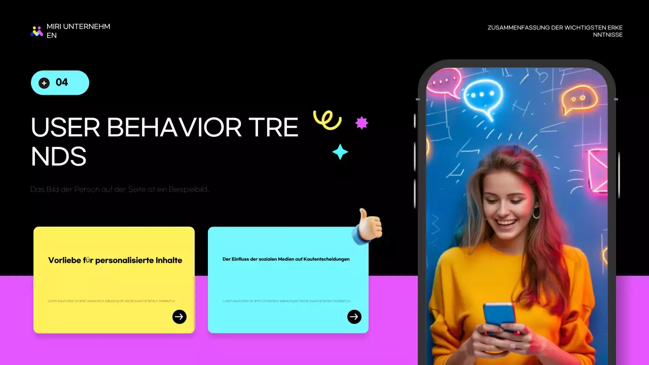 black modern marketing report