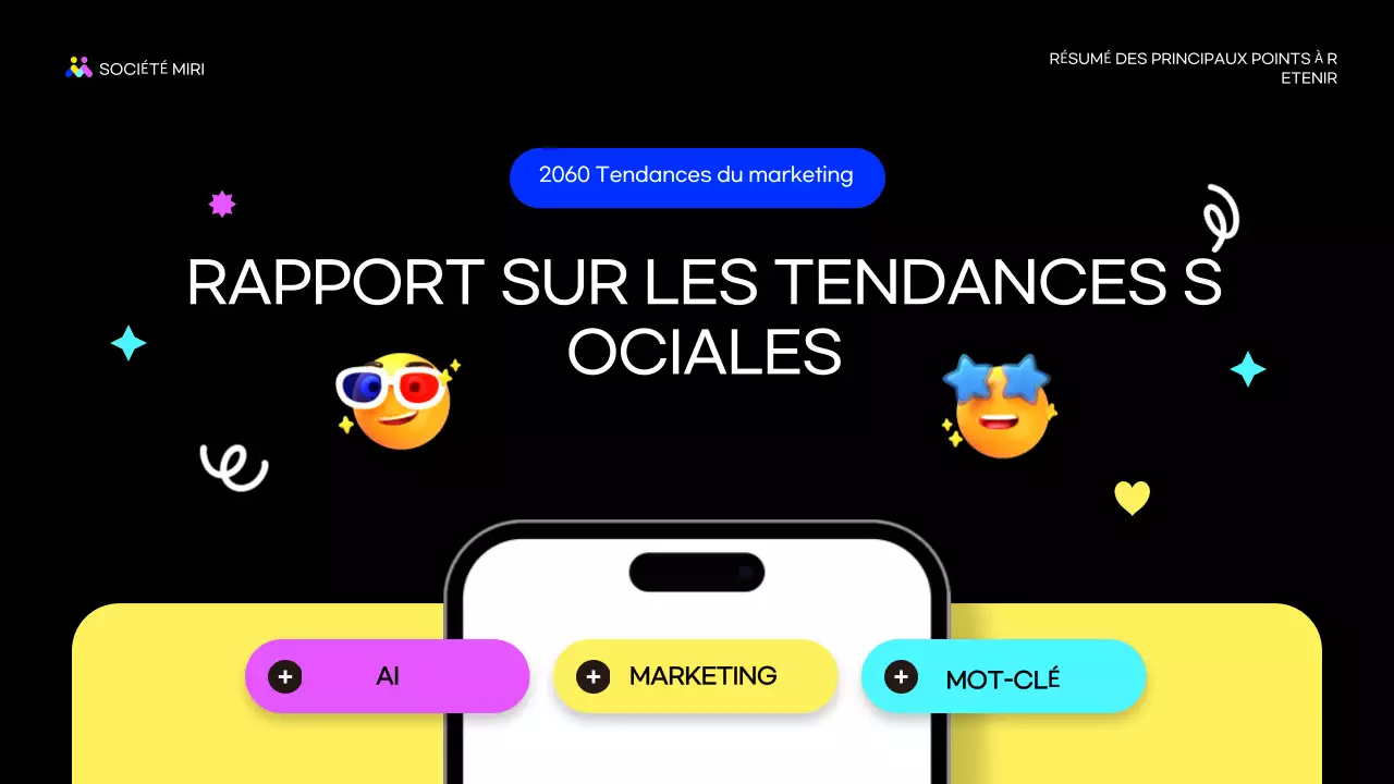 rapport sur le marketing moderne noir
