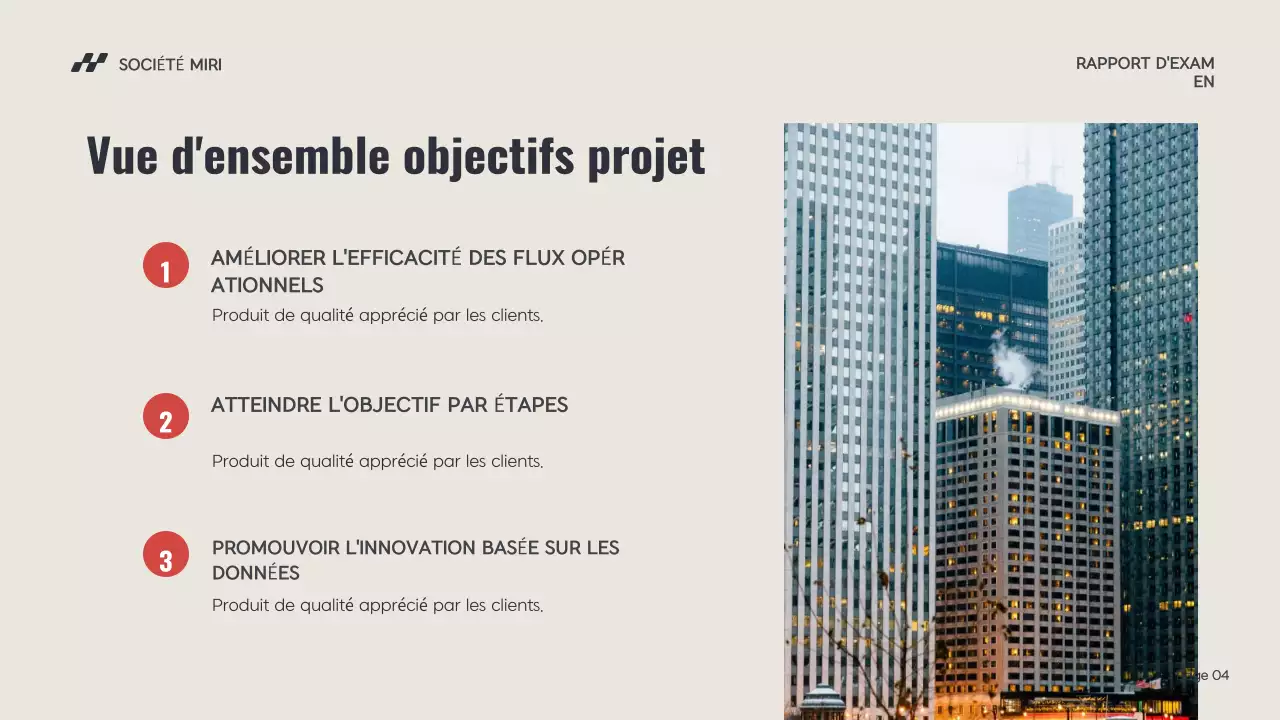 rapport d'activité moderne rouge