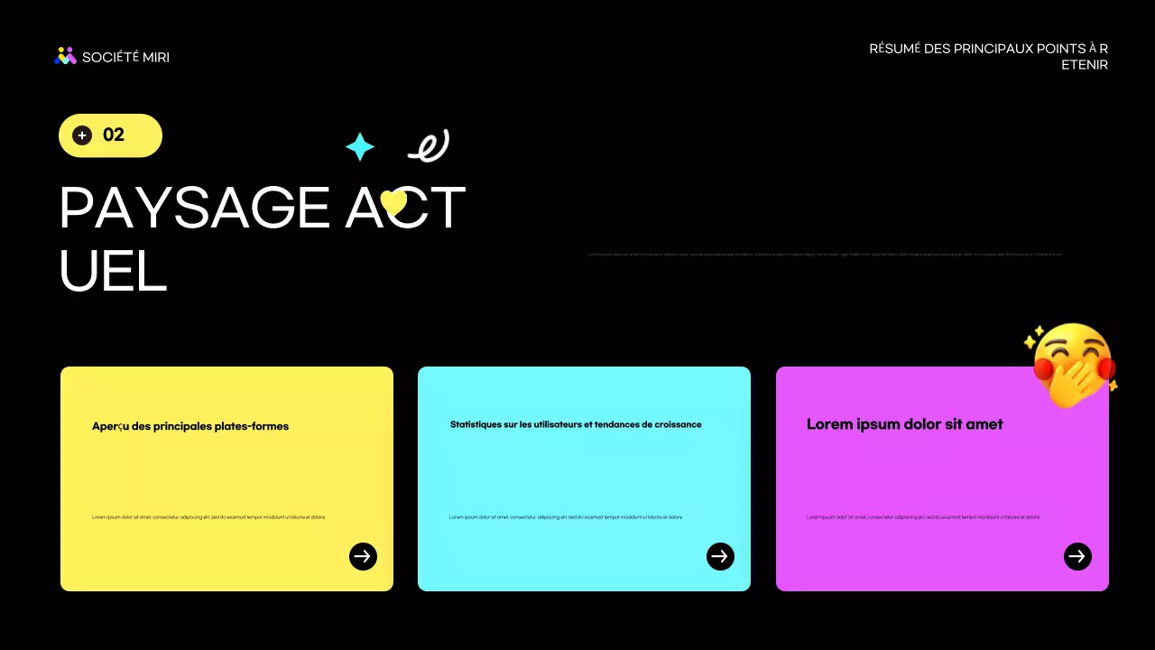 rapport sur le marketing moderne noir