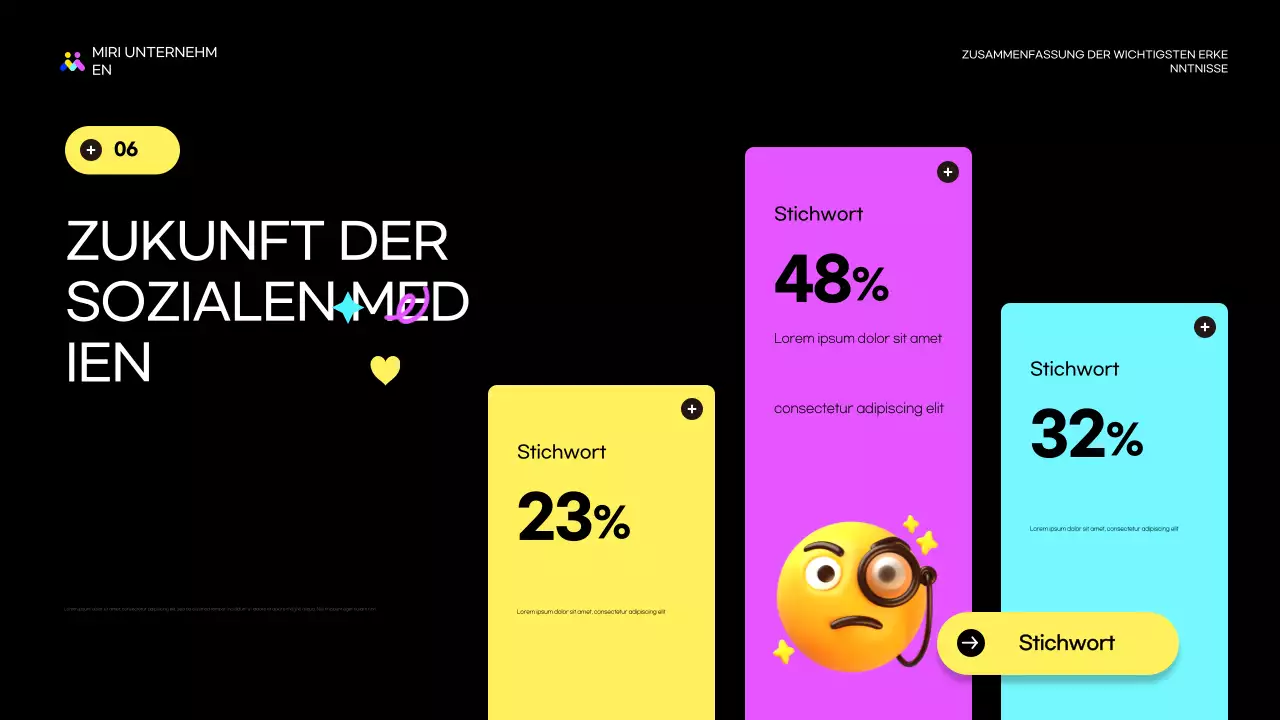 black modern marketing report