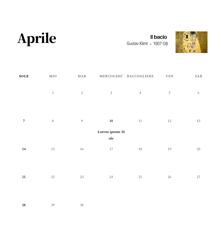 Un capolavoro semplice e classico in nero e grigio